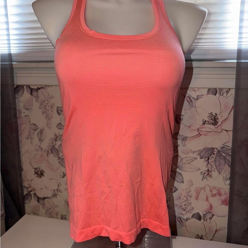 Lululemon Coral Racerback Tank Top